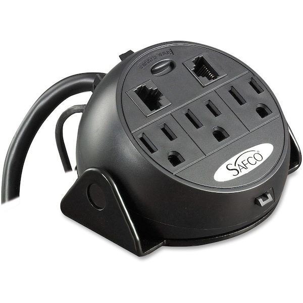 Safco Rectangle Power Module, 0 Top, Black 2059BL - main
