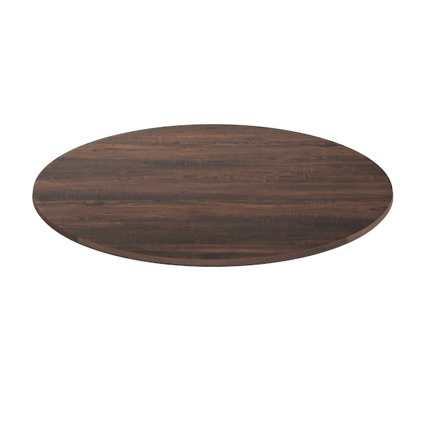 Flash Furniture TopGuard 36" Round Dark Brown Outdoor Tabletop with Seamless Surface Technology ST-RD918B-1-M-3A-W-BR-GG - main