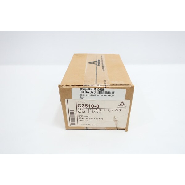 Armstrong AIR VENT 3/4IN X 1/2IN C3510-8 11AV - main