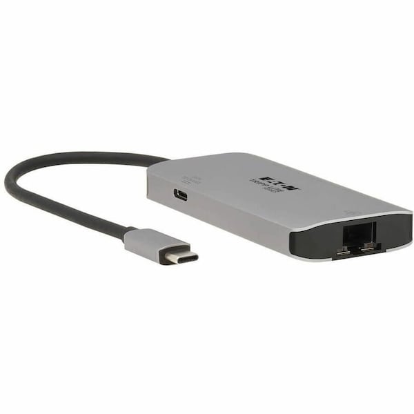 Eaton TRIPP LITE SERIES 3-PORT USB-C HUB - USB 3.X (5GBPS) HUB PORTS, GIGABIT ET U460-003-3AGALC - main
