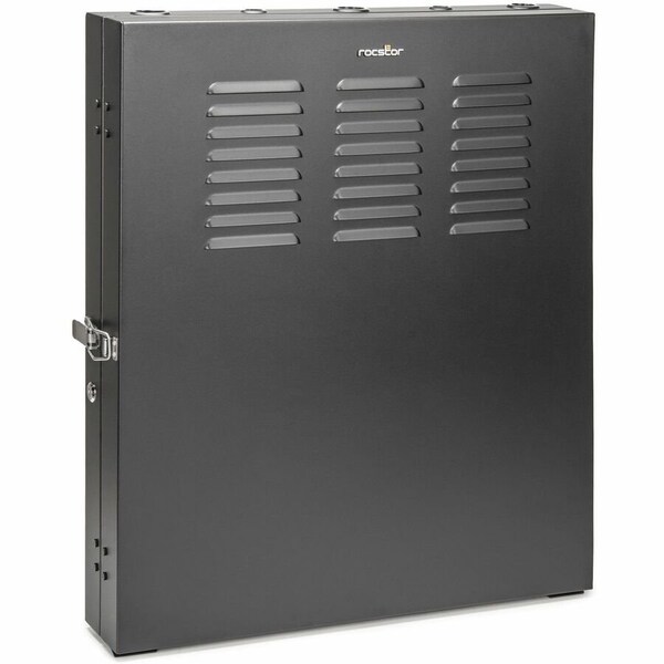 Rocstor SOLIDRACK 2U LOW PROFILE VERTICAL MOUNT SWITCH-DEPTH WALL-MOUNT RACK ENCLOSURE C Y10E068-B1 - main