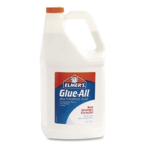 Elmers Glue-All Liquid Craft Glue, White Glue, 1 gal, Dries Clear E3860 - main