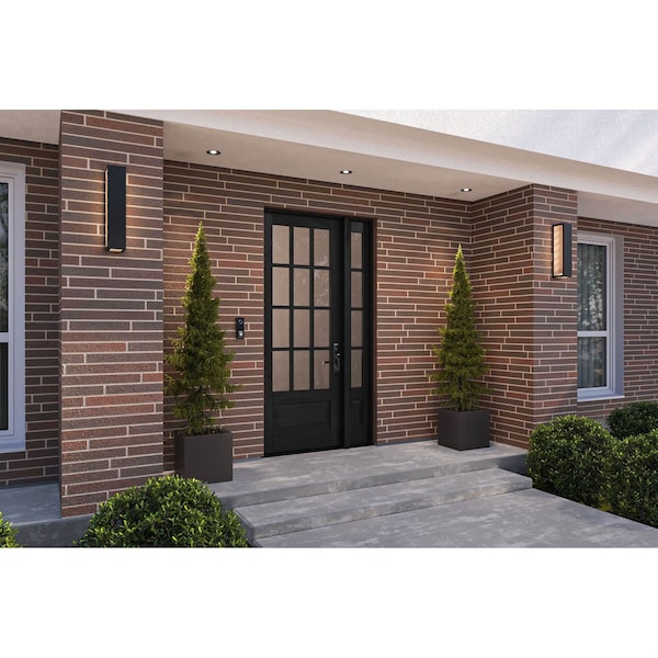 Doornmore G7512, 51.5" x 98" ( 36" Door + 12" Side) Left Hand, Mahogany SDL 12 Lite 3/4 Lite Exterior Door G7512-SW-3696-G7504-SL_1-1_LI - main