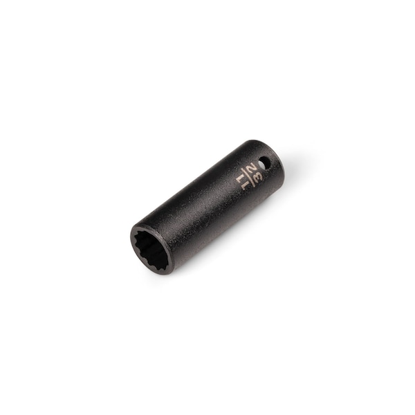Tekton 1/4 Inch Drive x 11/32 Inch Semi-Deep 12-Point Impact Socket SID04209 - main