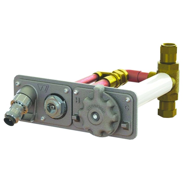 Woodford Mfg Model HC67 Hot & Cold Wall Hydrant 12 in HC67-12 - main