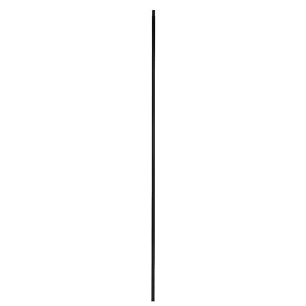 Nuvo Iron Classic Stair Baluster, 44 in H, 1/2 in W, Square, Steel, Black, Powder-Coated/Semi-Matte SQI0C - main