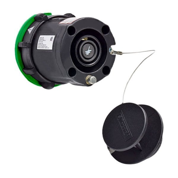 Meltric SP RECEPTACLE POLY BLACK SIZE S IP 66/67 G 600 A 600 VAC 60 Hz +2 AUX 44-4400T-P80 - main