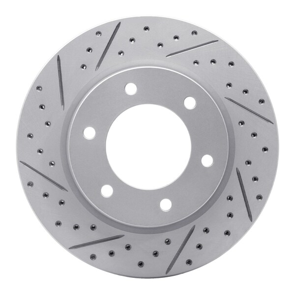 Dynamic Friction Co DFC Geoperformance Rotor - Drilled and Slotted 830-54275L - main