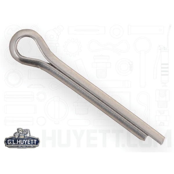 Huyett Cotter Pin, 300-304 Stainless Steel, 3.2 mm Dia x 20 mm Effective Length CPMS-032-020 - main