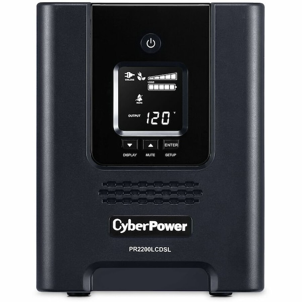 Cyberpower UPS System, Line Interactive, Out: 120 V AC In: 120 V AC PR2200LCDSL - main