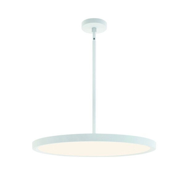 Afx Edge Round - LED Pendant - 20in W - 120-277V - White EGRP20LAJUDWH - main