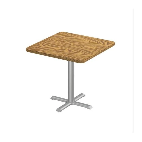 Correll Square Cafe Table, 30 in W, 30 in L, 29 in H, Particleboard Top, Medium Oak SXT30S-06-98-06 - main