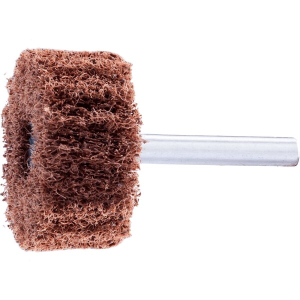 Pferd PFERD POLINOX Mounted Flap Wheel, 1-1/2in x 3/4, 80 Grit, Radial, 1/4in Shank, Aluminum Oxide 46188 - main