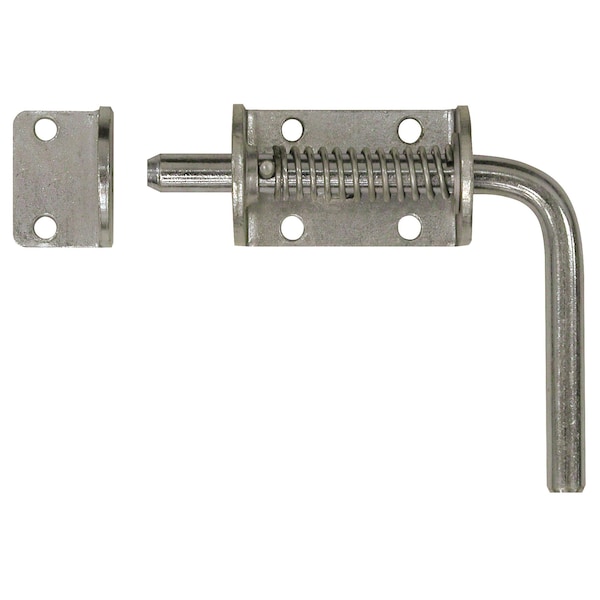 Buyers Products 1/2 Inch Zinc Plated Spring Latch Assembly with Keeper B2595LKB - main