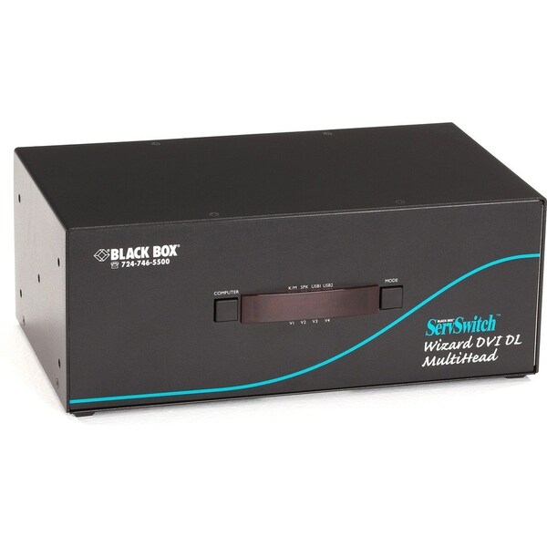 Black Box BLACK BOX Servswitch Wizard Dual-Link Dvi Quad-Hea KV2404A - main