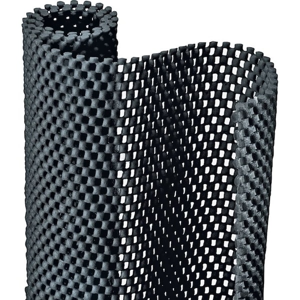 Con-Tact Brand Con-Tact 04F-C6L51-06 Shelf and Drawer Liner, 4 ft L, 12 in W, Foam/PVC, Black 04F-C6L51-01 - main