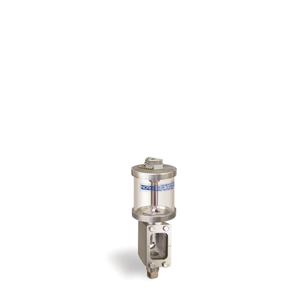 Oil-Rite Constant Level Lubricator w/Oil Level Sight and Pyrex Reservoir - Pipe Mnt, 5 oz, 1/2in. Female NPT B576-005PBW - main