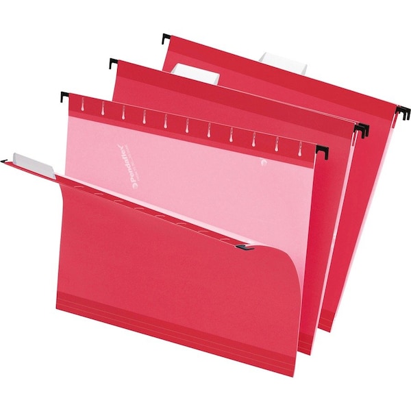 Pendaflex FOLDER, HANGING, LTR, 1/5, RED, 25PK 415215RED - main