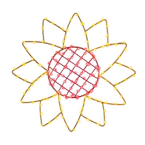 Celebrations Sunflower Silhouette Window Decor Metal 1 pk 14-03033A - main