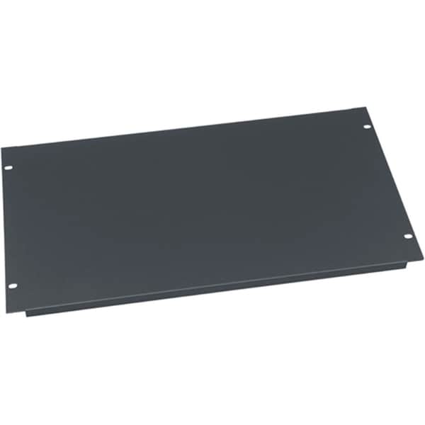 Middle Atlantic Blank Panel, 6 Space, Flanged Black EB6 - main