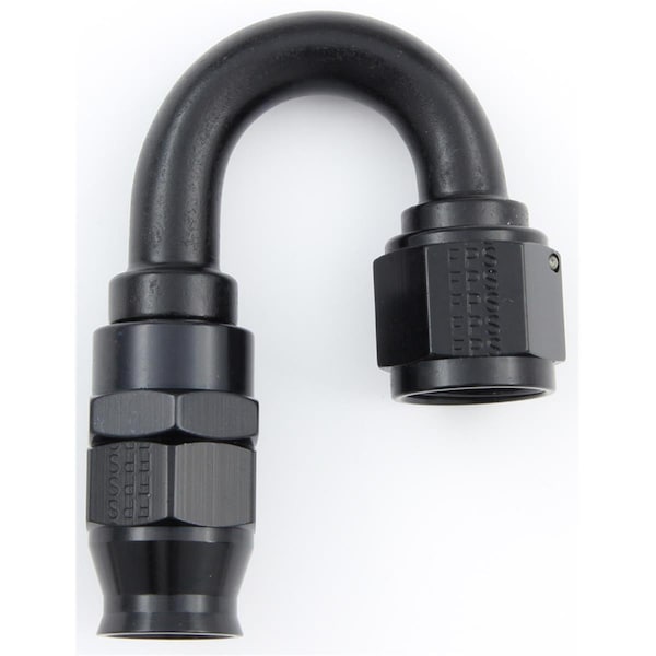 Geared2Golf 681808-BL 180 deg -8 AN Real Street PTFE Race Hose End, Black GE3652789 - main