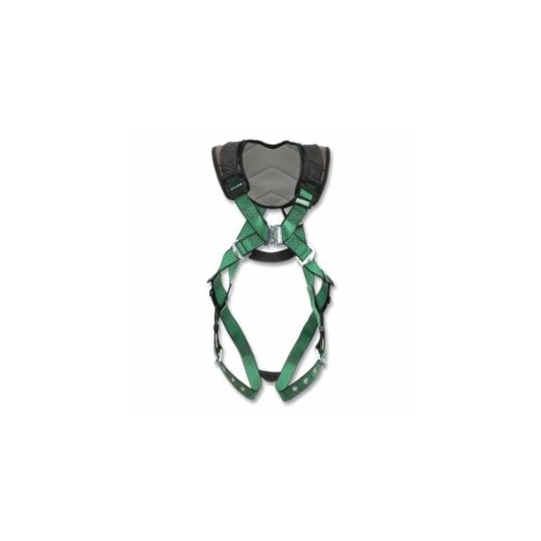Msa Safety V-FORM+, Full-Body Harness, Back D-Ring, XL, QC Chest/Tongue-Buckle Leg Straps, Shoulder Padding 454-10206086 - main