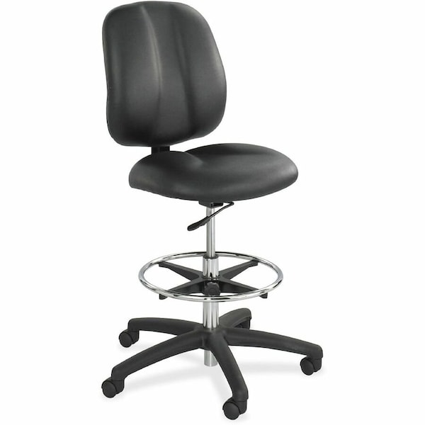 Safco Chair, 26 in W 26" L 54" H, Vinyl Seat 7084BL - main