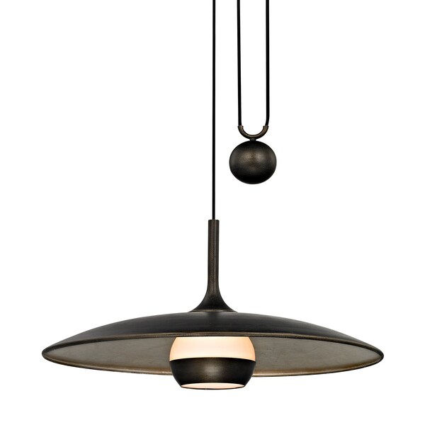 Troy Lighting Alchemy 1 Light Pendant 30 In. Vintage Bronze F5866-VBZ/WSL - main