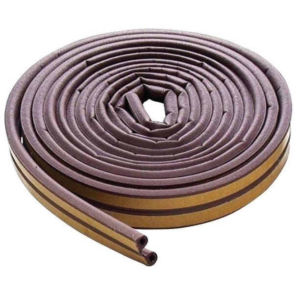 M-D Building Products Weatherstrip Tape, 1132 in W, 17 ft L, EPDM Rubber, Brown 63602 - main