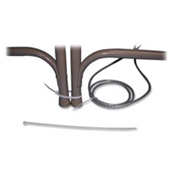 Gourmetgalley Cable Tie, 11 in L, Natural, Nylon, 50 lb Strength GO3201634 - main