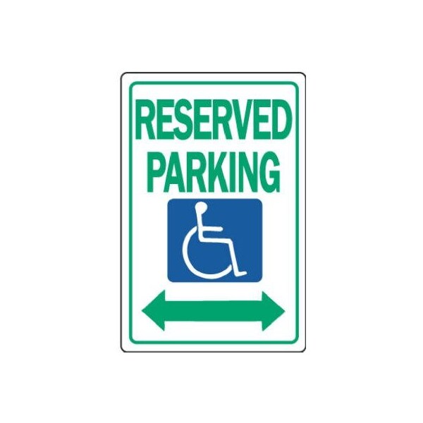 Hillman HANDICAPPED PARKING SIGN 19IN X 15IN 842188 - main