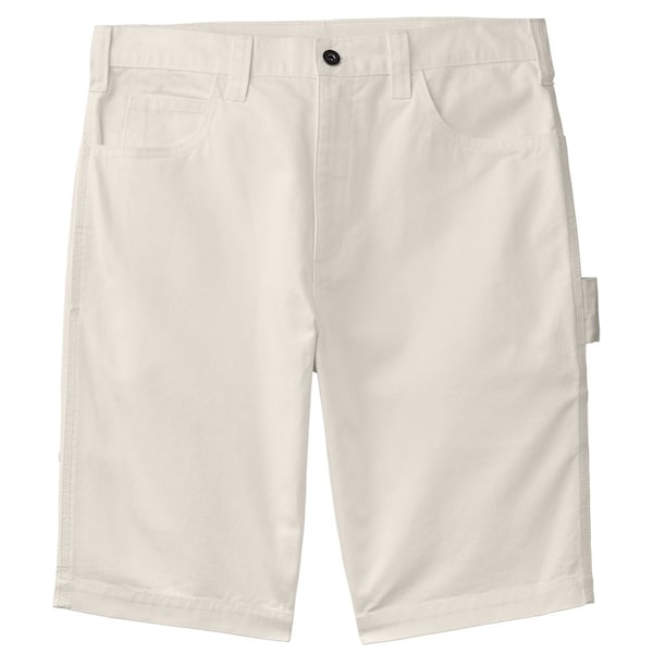 Dickies Industrial Wear 30W x 11L Dickies A861J0WH30 White Painter's Shorts Cotton Men's Relaxed Fit Z80W00900-20 - main