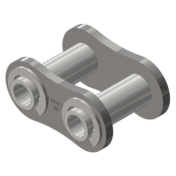 Senqcia 80HPCL Single Strand Hollow Pin Spg Clip Connecting Link, 80HP chain, 1P, .446 Pin S-80HPCL - main