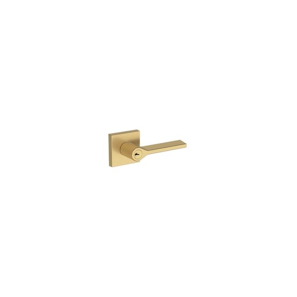 Baldwin Residential Door Levers Keyed Entry Reversible Lifetime Satin Brass ENANACSR044 - main