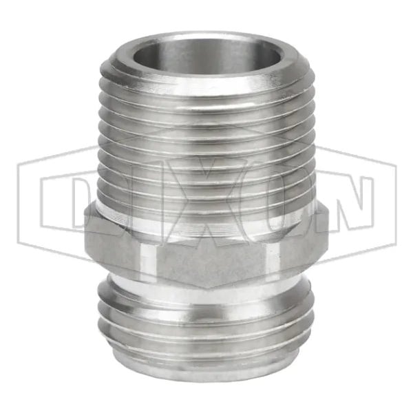 Dixon The Right Connection Garden Hose Adapter, 3/4-11-1/2 x 3/4-14 Nominal, Male Garden Hose Thread x MNP 5081212SS - main