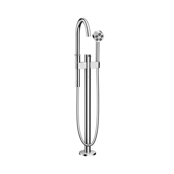 Axor ONE Freestanding Tub Filler Trim with 1.75 GPM Handshower in Chrome 48441001 - main