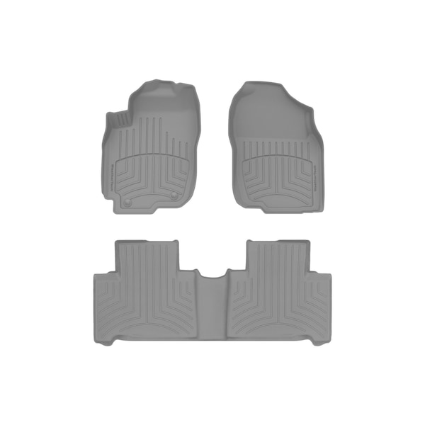 Weathertech Grey, Front and Rear FloorLiner HP 46510-1-3IM - main