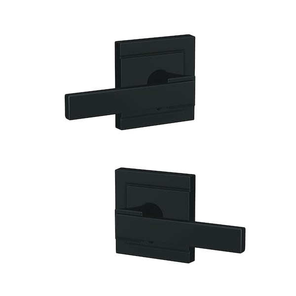 Schlage Residential Schlage Custom Northbrook Lever with Upland Rose Non Turning Double Dummy Pair Matte Black Finish FC172NBK622ULD - main