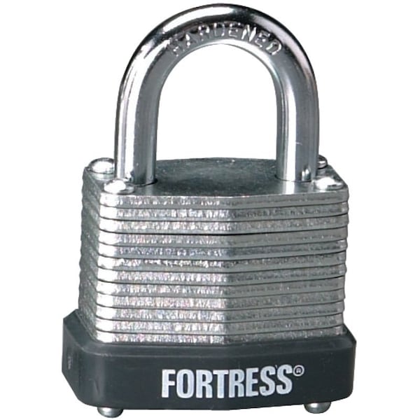 Master Lock Padlock, Keyed Different Key, 3/16 in Dia Shackle, 5/8 in H Shackle, Steel Shackle, Steel Body 1807D - main