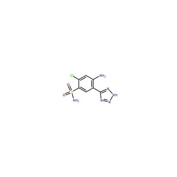 Ak Scientific 5-(2-Amino-4-chloro-5-sulfamoylphenyl)-1H-tetrazole (5g), CAS 82212-14-4 6710AL-5g - main