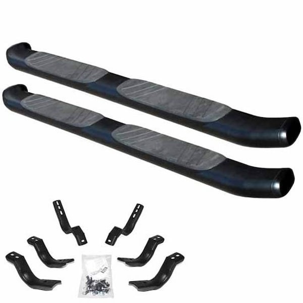 Ilc Replacement For Ford F-250 Super Duty With A Crew Cab Year 2015 Black Composite Side Step Kit WZ-EE2Q-X - main