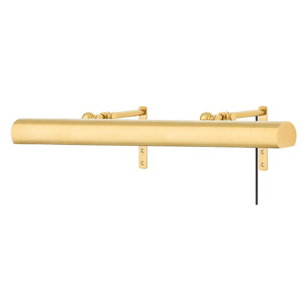Hudson Valley Lighting Vernon 4 Light Plug-In Sconce 30 In. Aged Brass 2430-AGB - main