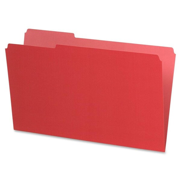 Tops Business Forms Pendaflex, INTERIOR FILE FOLDERS, 1/3-CUT TABS, LEGAL SIZE, RED, 100PK 435013RED - main