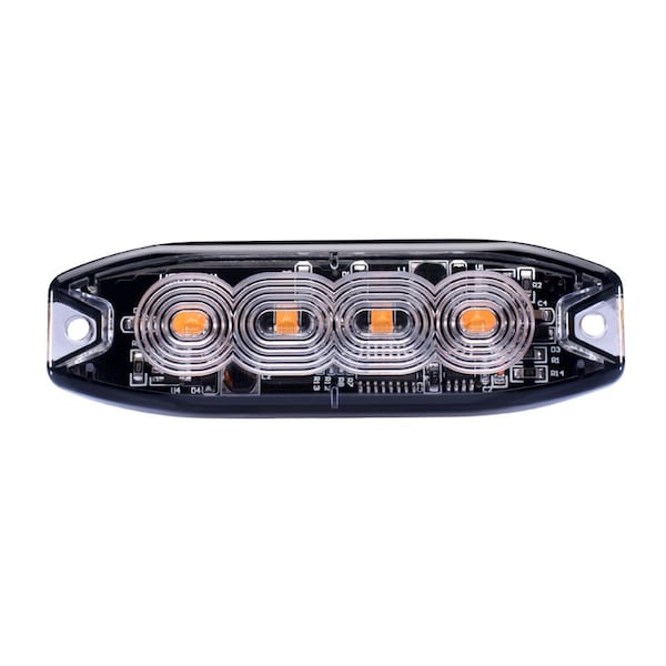 Race Sport Lighting Strobe Pro Series 4-Led Ultra Thin Strobe Marker W/ Clear Lens RS3020BSP - main