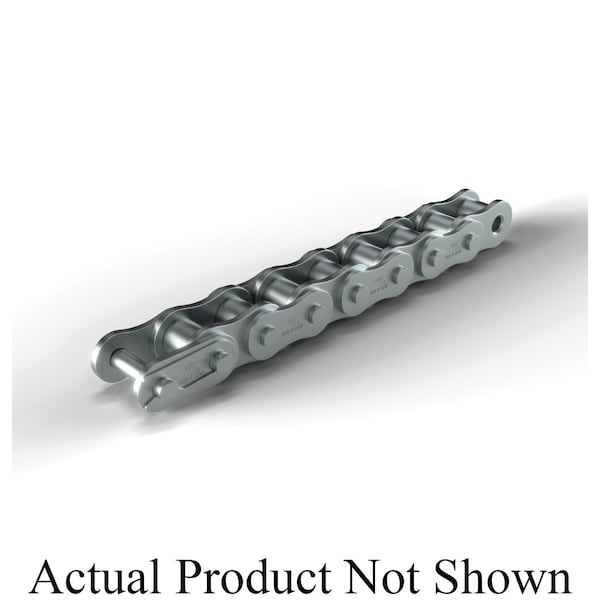 Hkk Chain Riveted Single Pitch Roller chain, 100 ft OAL, 3/8 P, 0.2 Dia x 3/16 in W Roller, 304 SS SR035R1C - main