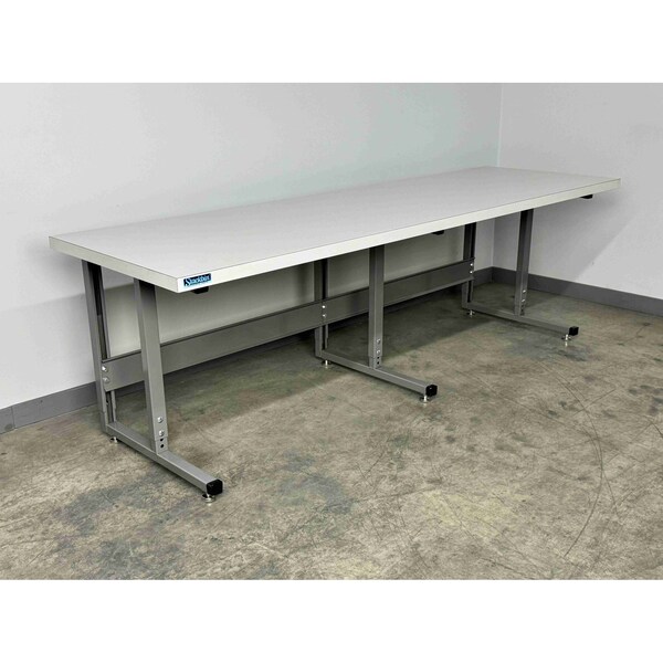 Stackbin Bolted Workbenches, 96"W, Adj. H, 1000lb E9630-2011-BL - main