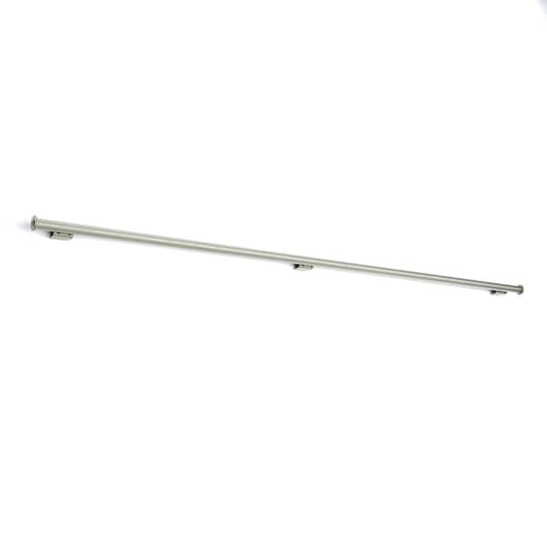 Quiet Glide 6' Satin Nickel Ladder Rail Kit for Removable Ladder System QG.4006-302.02 - main