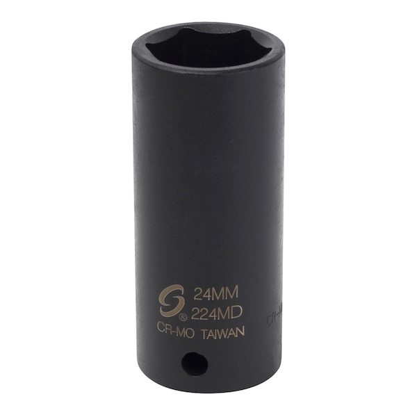 Sunex 1/2 in Drive 24Mm Deep Impact Socket 224MD - main