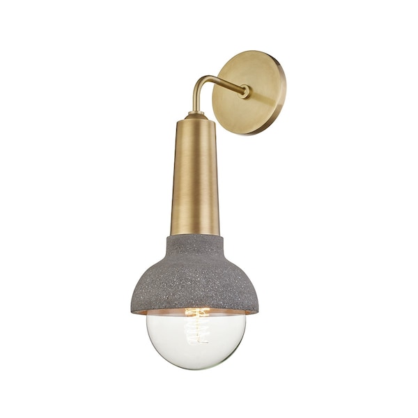 Mitzi Macy 1 Light Wall Sconce 4.75 In. Aged Brass H304101-AGB - main