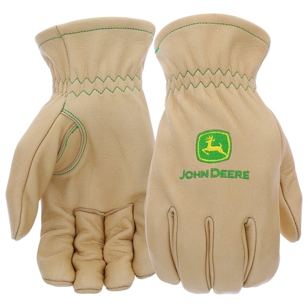 John Deere GLOVE COWHIDE WTR RSTNT XLARGE JD84013-XL - main